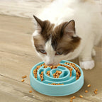 SnackMaze Bowl | Anti-Gulping Bowl for Dogs & Cats | Non-Slip & BPA-Free | Slow Eating for Healthy Digestion