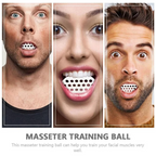 Jaw Exerciser and Jawline Shaper Silicone Bite Ball with Storage Case