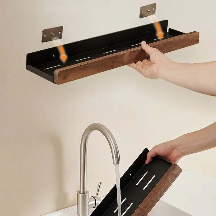 CulinaWood Kitchen Wall Shelf