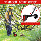 Universal Support Wheel TRIMNOVA EasyRoll | Height Adjustable | Back & Arm Friendly | For Lawnmowers & Brush Cutters