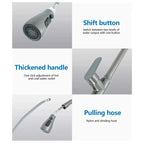 Kitchen faucet with pull-out spout – Brushed Nickel