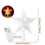 Bright Christmas Star – LED Illuminated Tree Topper for Christmas Tree, Sparkling Christmas Decoration for Festive Lighting and Elegant Decor