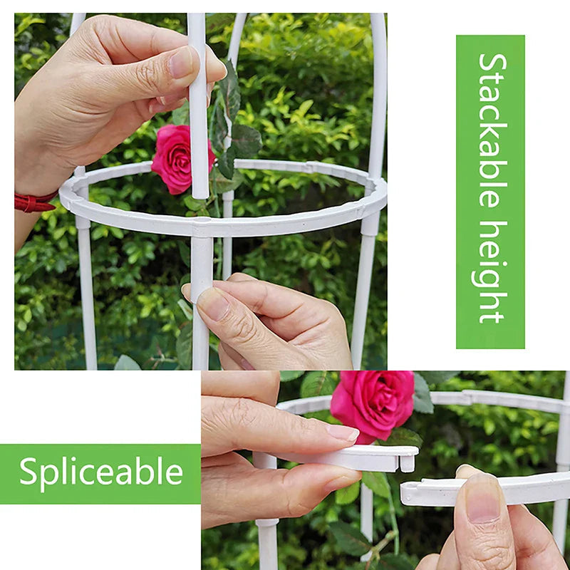 GrowArc Garden | Plant climbing aid made of fiberglass | Stable & weatherproof | For climbing plants & vegetables