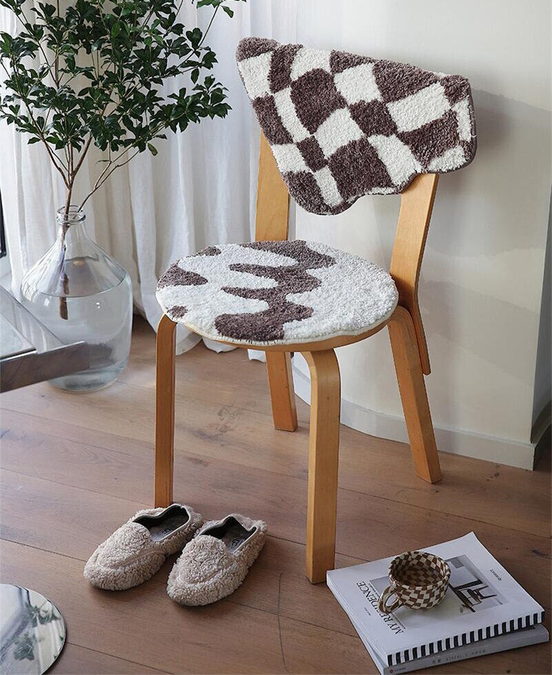 Wavy Grid Seat Cushion
