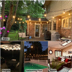 LED Solar String Lights SolaLuma | Waterproof IP44 | For Garden, Terrace & Camping | Automatic Lighting