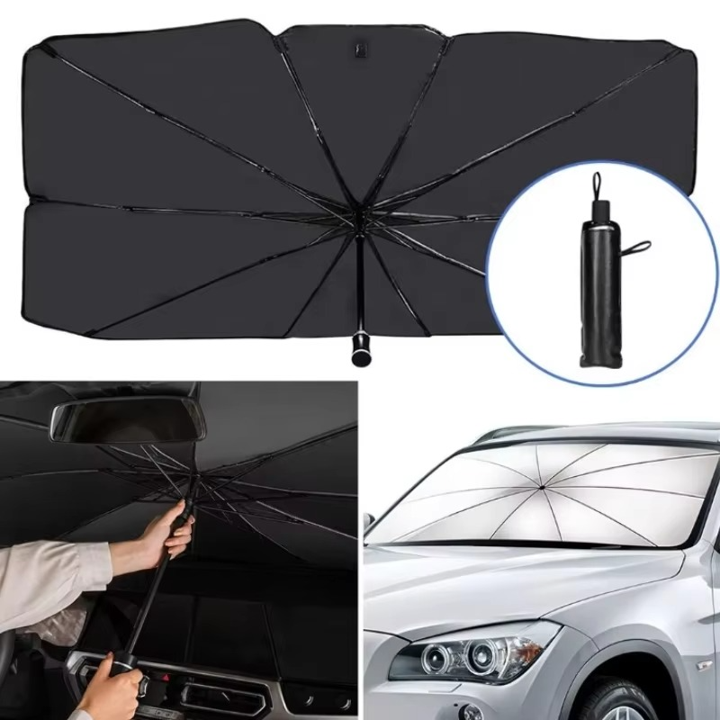 Car Sunshade Umbrella - Front Windshield Cover for UV & Heat Protection