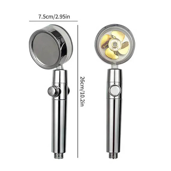 360° Rotatable Shower Head With Water Saving & High Pressure Function