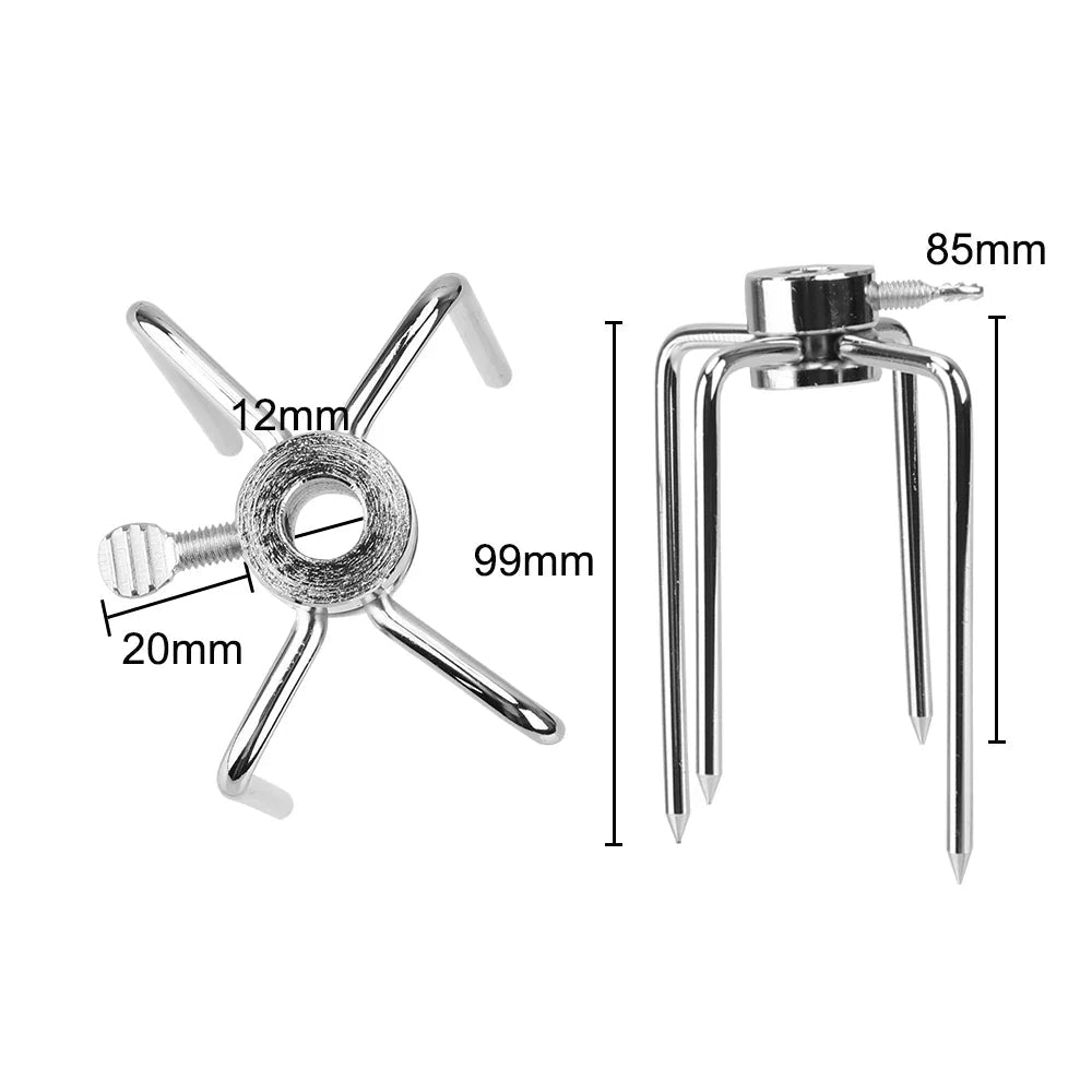 BBQ Meat Forks GrillMaster Pro | 2-piece set | Stainless steel | For rotisserie & charcoal grill