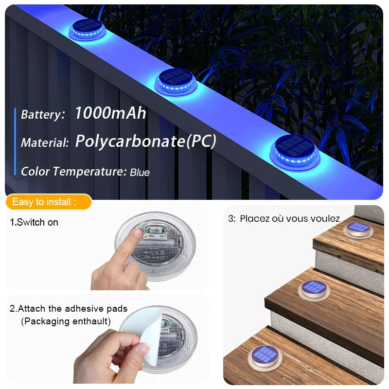 Lumora Outdoor Lights | Solar LED | Weatherproof & Cordless | For Garden & Stair