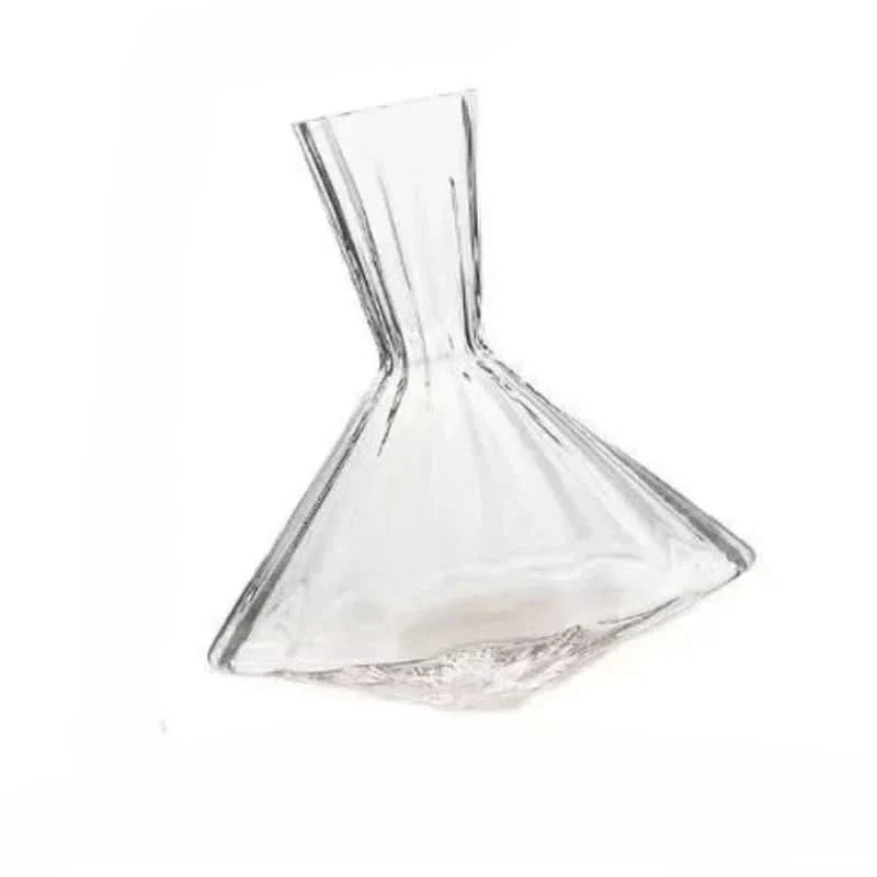 Crystal Glass Rotating Wine Decanter 1L