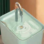 Ultra-quiet Pet Water Fountain with Intelligent Filtration - 1.5 l Stainless Steel