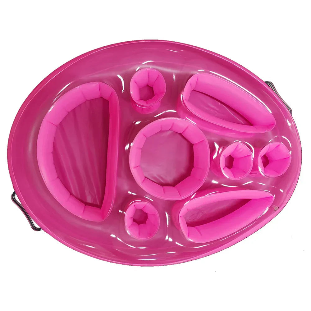 Poolvino Drink Holder | Inflatable & Environmentally Friendly | Anti-Tip Design | For Pool & Beach