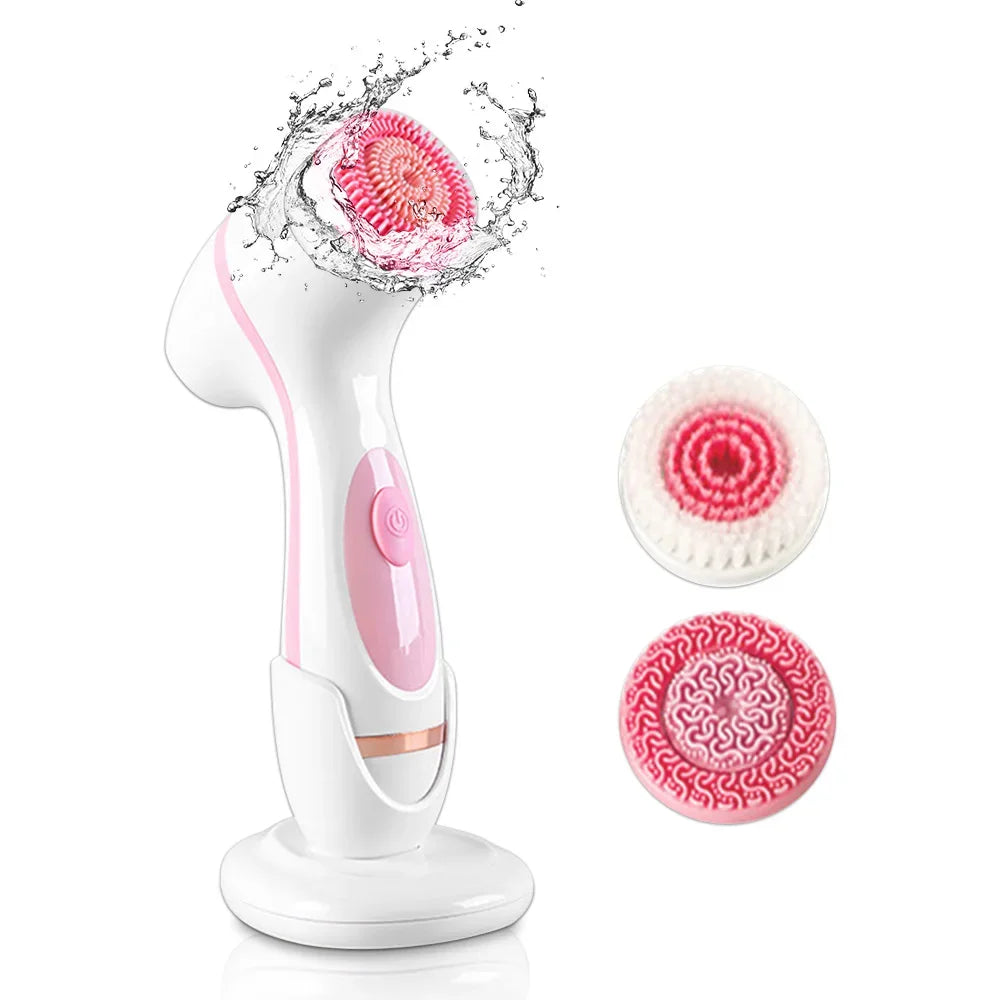 Facial Cleanser VisoPure 3-in-1 | Sonic Technology | Deep Cleaning & Massage | Rechargeable & Waterproof