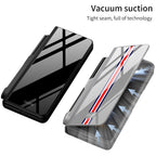 Shockproof Armor Case Glass Cover Stand Insert Card Leather Case for Samsung Galaxy Z Fold 5/4