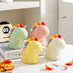 Ceramic Unicorn Stainless Steel Fruit Fork Set