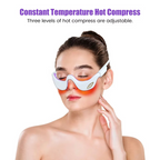 Under Eye Red Light Therapy Massager Glasses Microcurrent Eye Device for Dark Circles and Puffiness