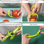 Prepivo 3-in-1 Peeler | Stainless Steel Blade | Compact & Hygienic | Ergonomic Handle