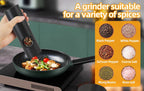Electric automatic pepper and salt mill with LED light and adjustable grind - Perfect for the kitchen or the restaurant