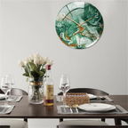 Stylish Marble Wall Clock with Silent Mechanism