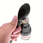 SurviFork Gear | Outdoor Cutlery & Multitool | Stainless Steel Black | Compact & Robust
