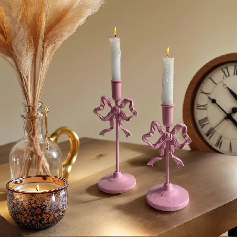 French Wrought Iron Candle Holder