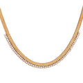 Herringbone Diamond Dazzle Necklace