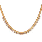Herringbone Diamond Dazzle Necklace