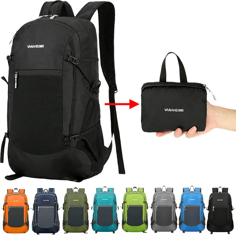 Folding Backpack "Alpivio" | Ultralight & Compact | 18L Volume | 42x28x15 cm