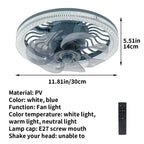 3in1 Remote Control Noise-Free Noise Elegant Fan Lamp