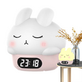 Bunny Digital Alarm Clock with Sleep Trainer and Night Light