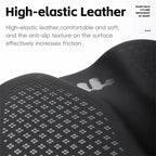 Shockproof Bike Saddle - Comfortable Bike Seat with Non-Slip Leather Cushion for Mountain Bikes and Road Bikes