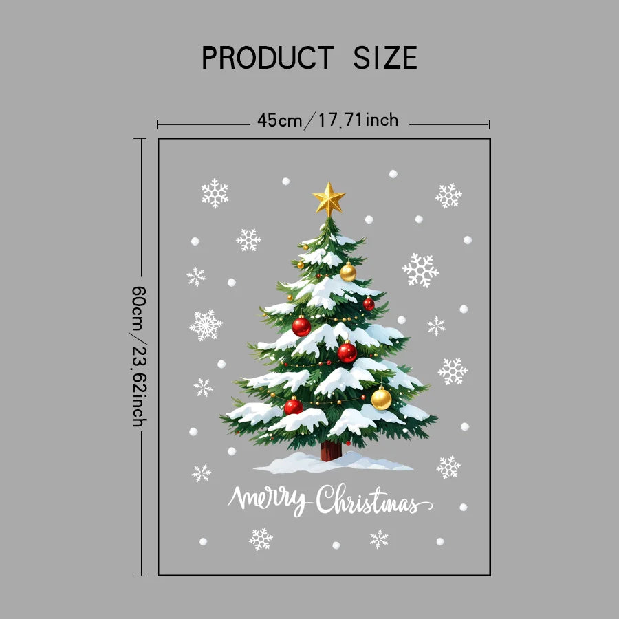 Merry Glow 3D Christmas Tree Sticker