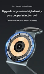 Chargy Pro - Stylish Magnetic Wireless 3-in-1 Charger