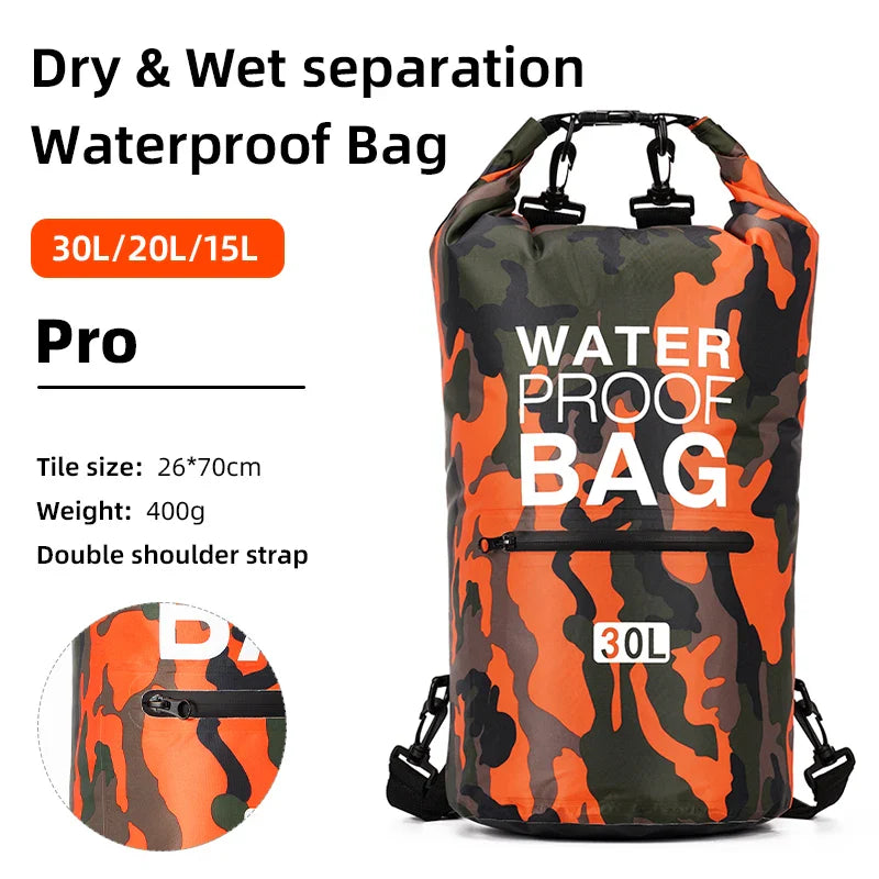 Waterproof Backpack with Wet/Dry Separation - AquaVault