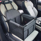 PawVoyage Waterproof Car Dog Seat | Carry Bag & Transport Basket | For small to medium dogs | 39×39×27 cm