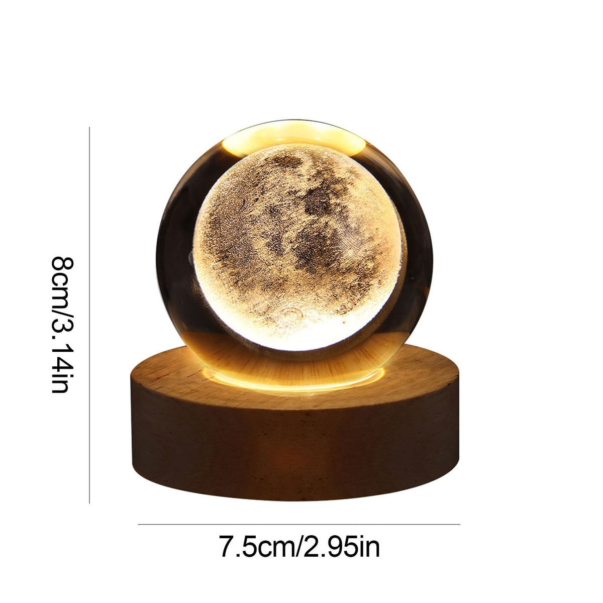 Crystal Light Ball | Unique decoration for the home