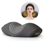 Rechargeable Heated Neck Massage Pillow with Cervical Support and Vibration