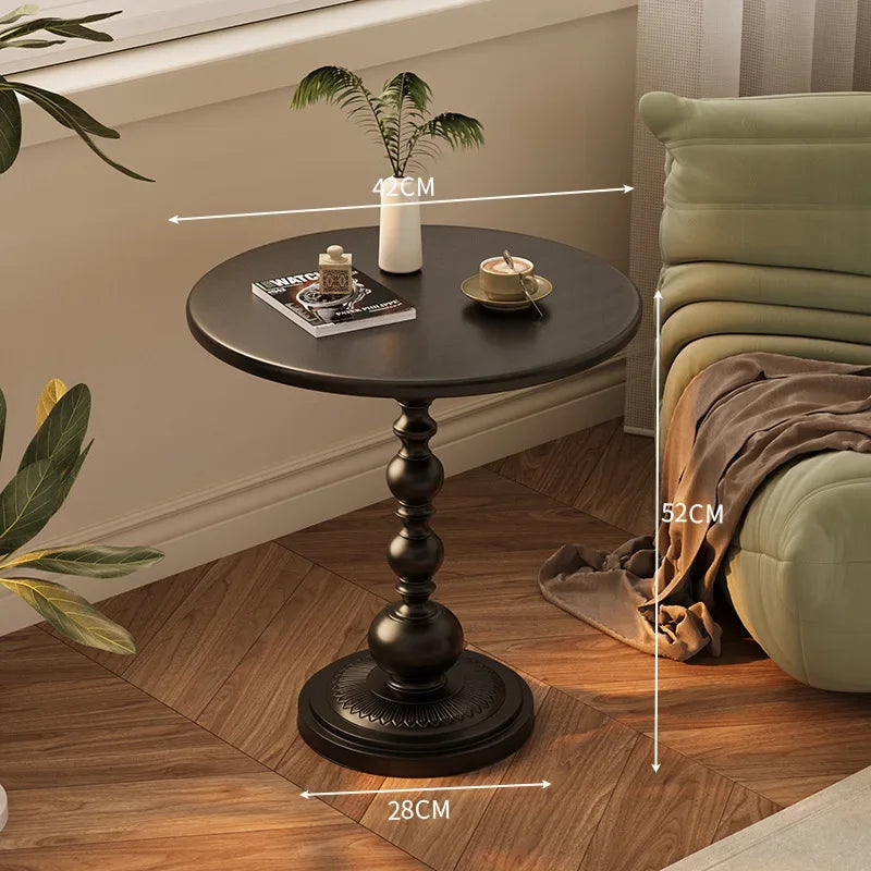 Vintage Modern Round Side Table