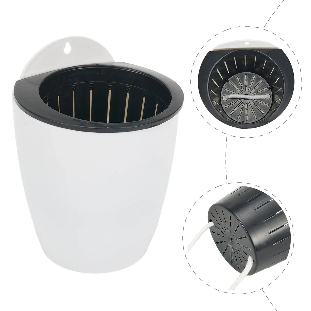 Self-watering hanging plant pot – Modern flower pot for wall mounting