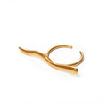 Distinct Bar Ripple Ring