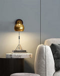 AntiqueAura – Classic Vintage Wall Lamp with Plug for Elegant Spaces
