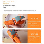 Slice Ease Dual-Action Fruit & Veggie Peeler