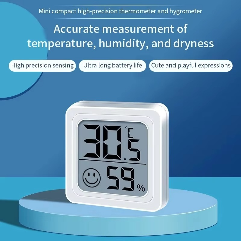 Indoor LCD Digital Thermometer and Hygrometer with Temperature and Humidity Sensor