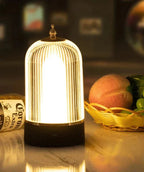 Portable Retro Birdcage Table Lamp – Vintage LED Lighting in Classic Design