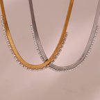 Herringbone Diamond Dazzle Necklace
