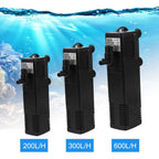 AquaThero Water Filter Pump for Aquariums | Submersible Pump with Filter & Oxygen Supply | For Fresh & Saltwater | EU Plug