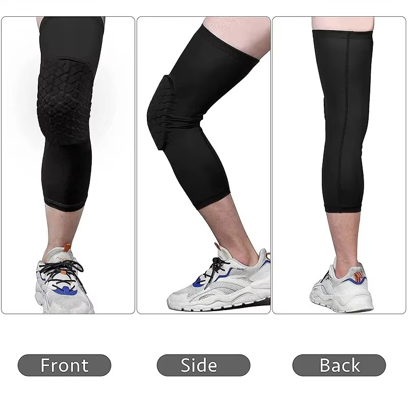 Impact-Absorbing Compression Knee Pads for Sports and Recovery
