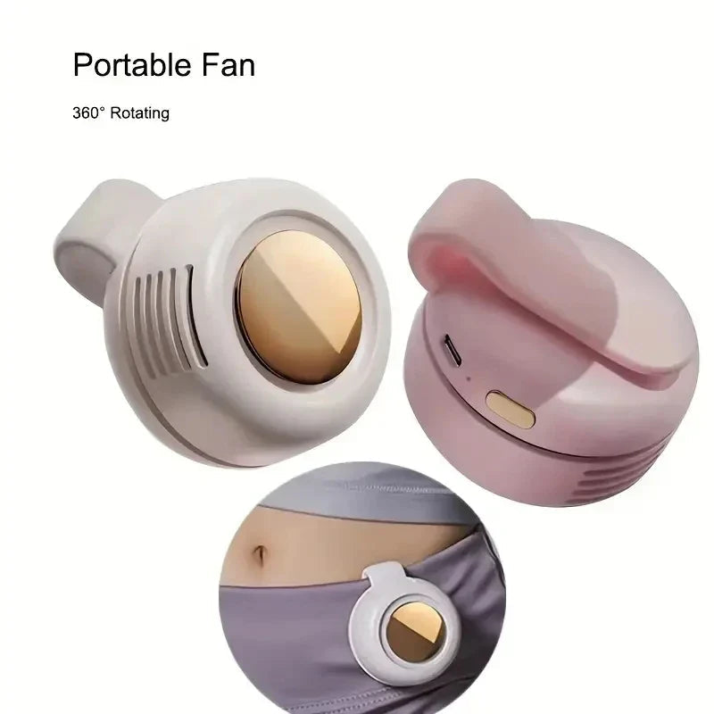BreezeClip Mini-Fan | Quiet, portable and 360° rotatable for kids and on the go