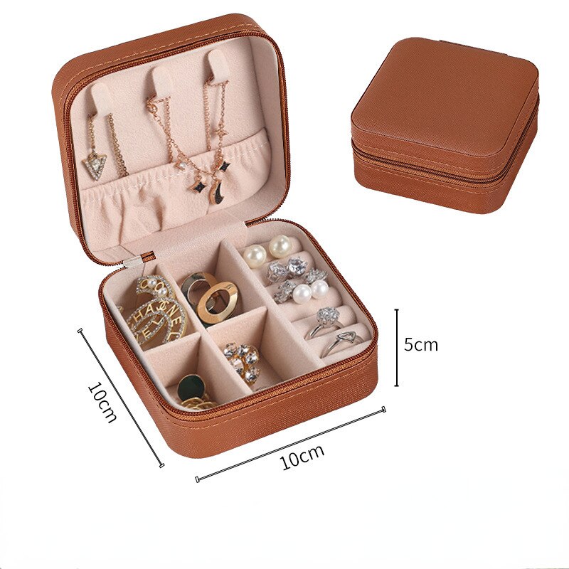 Luxury Portable Jewelry Box Organizer