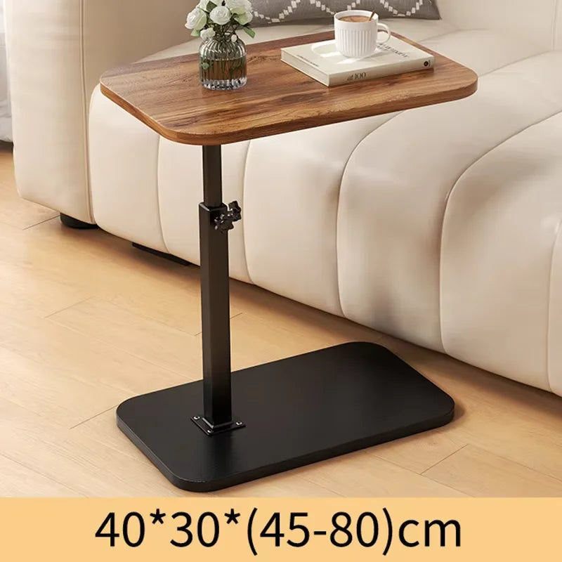 Adjustable Side Table for Bed or Sofa, 45-80 cm Height